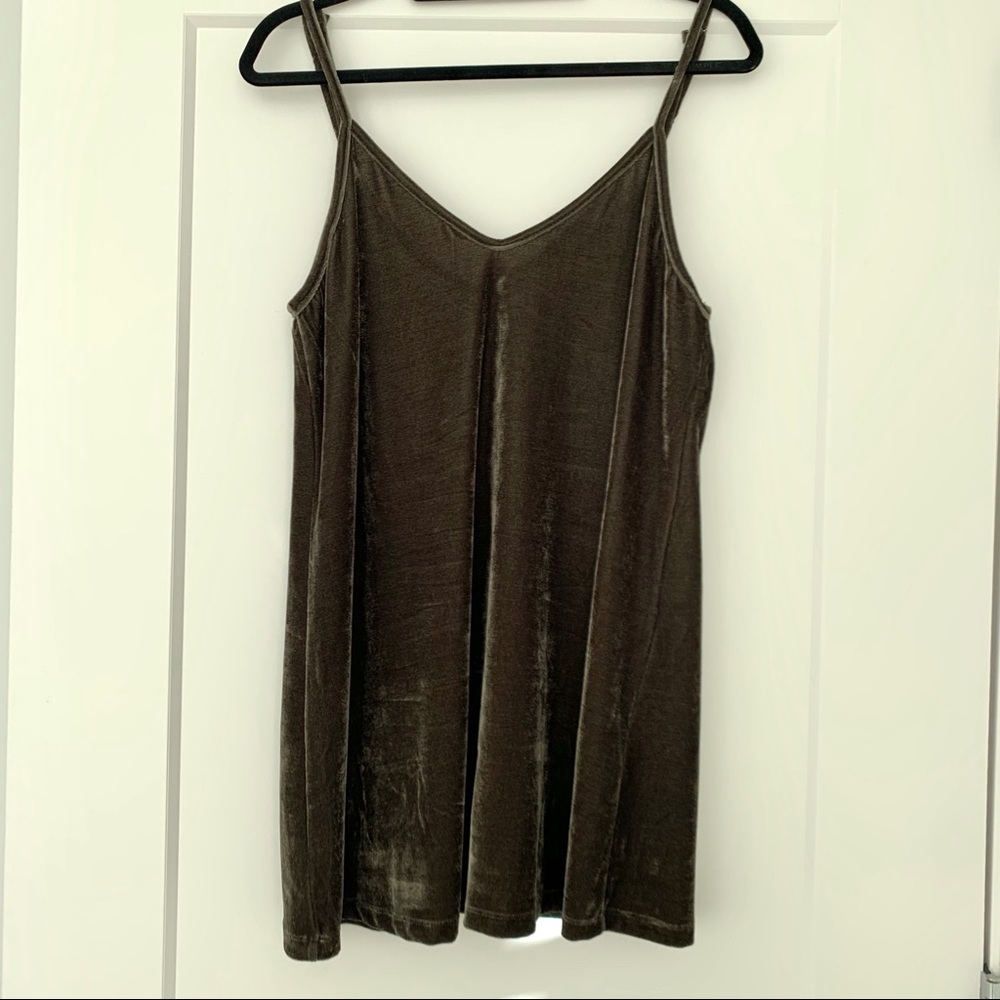 LF Green Velvet Dress